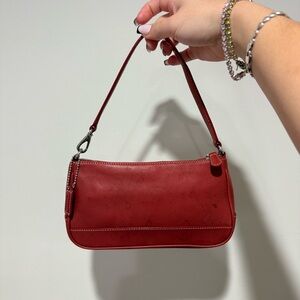 vintage red coach demi